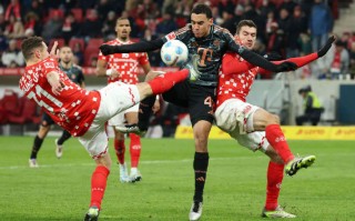 雷速-拜仁慕尼黑连胜停止，客场战平对手