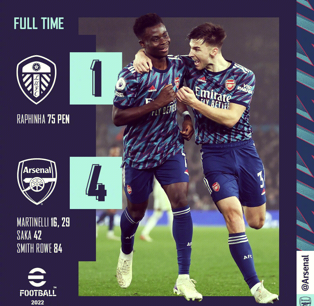 雷速官网-阿森纳客场大胜,继续保持联赛不败纪录-第1张图片-雷速官网 雷速官网-阿森纳客场大胜,继续保持联赛不败纪录-第1张图片-雷速官网