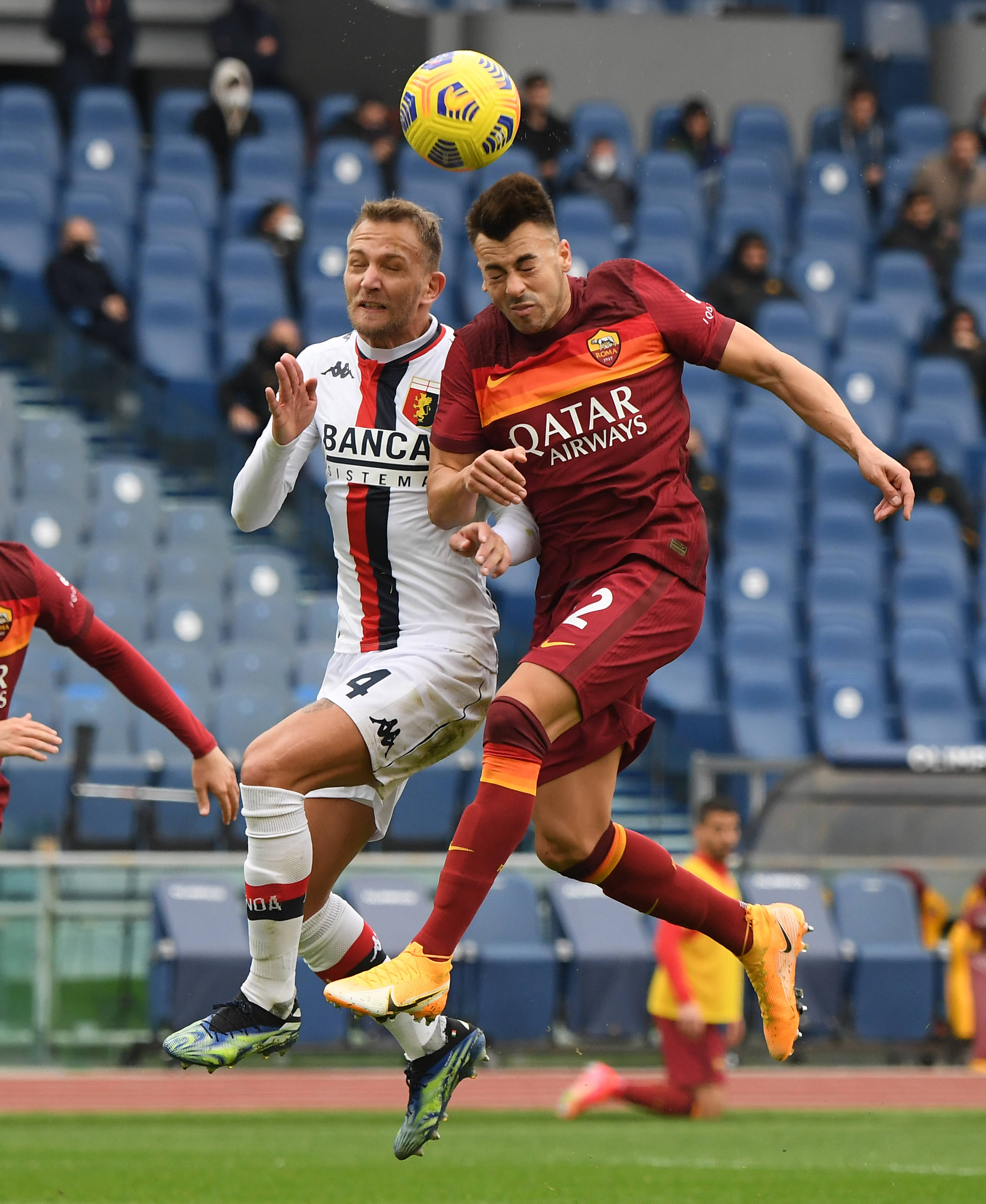 雷速官网-罗马遭遇横贯跨！落后3球最终闷平热那亚-第1张图片-雷速官网